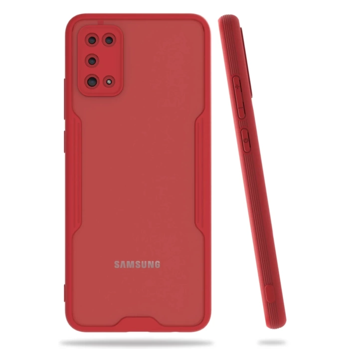 Newface Samsung Galaxy A02S Kılıf Platin Silikon