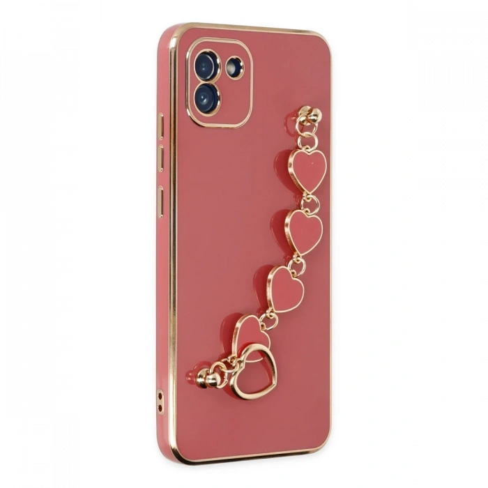Newface Samsung Galaxy A03 Kılıf Esila Silikon