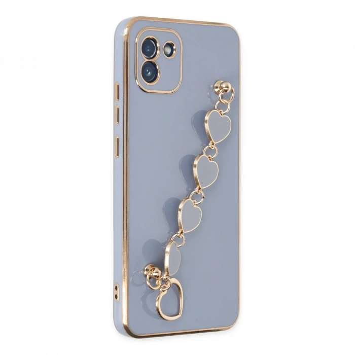 Newface Samsung Galaxy A03 Kılıf Esila Silikon