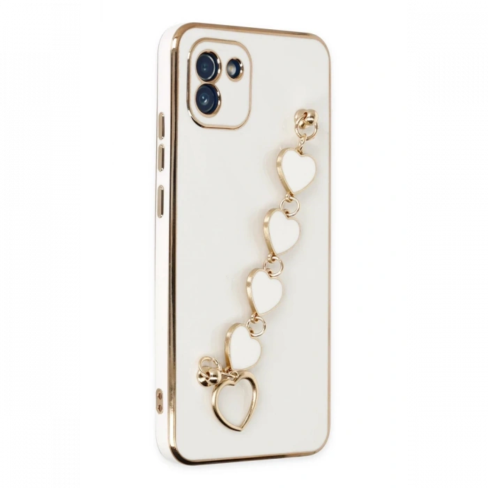 Newface Samsung Galaxy A03 Kılıf Esila Silikon