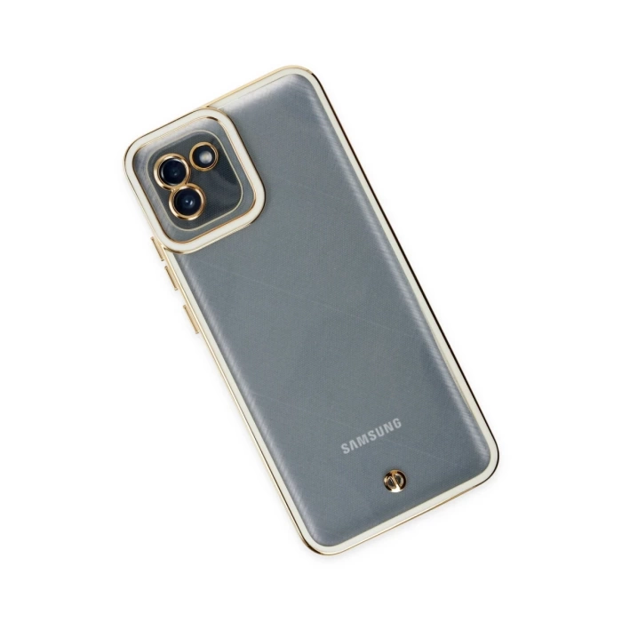 Newface Samsung Galaxy A03 Kılıf Liva Lens Silikon - Beyaz