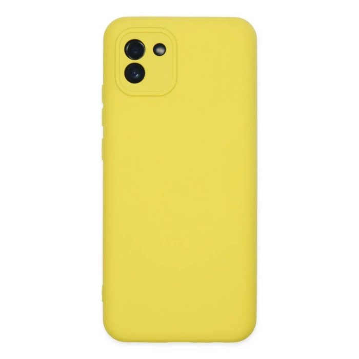 Newface Samsung Galaxy A03 Kılıf Nano içi Kadife Silikon
