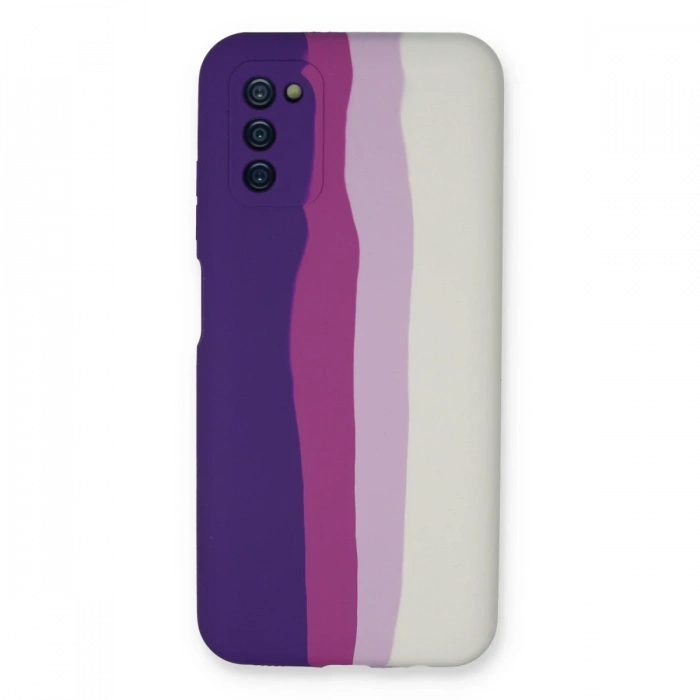 Newface Samsung Galaxy A03S Kılıf Ebruli Lansman Silikon