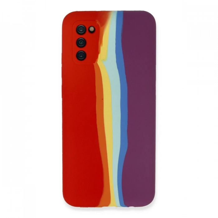 Newface Samsung Galaxy A03S Kılıf Ebruli Lansman Silikon