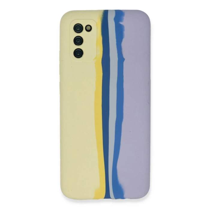 Newface Samsung Galaxy A03S Kılıf Ebruli Lansman Silikon