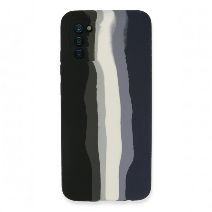 Newface Samsung Galaxy A03S Kılıf Ebruli Lansman Silikon