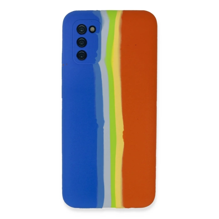 Newface Samsung Galaxy A03S Kılıf Ebruli Lansman Silikon