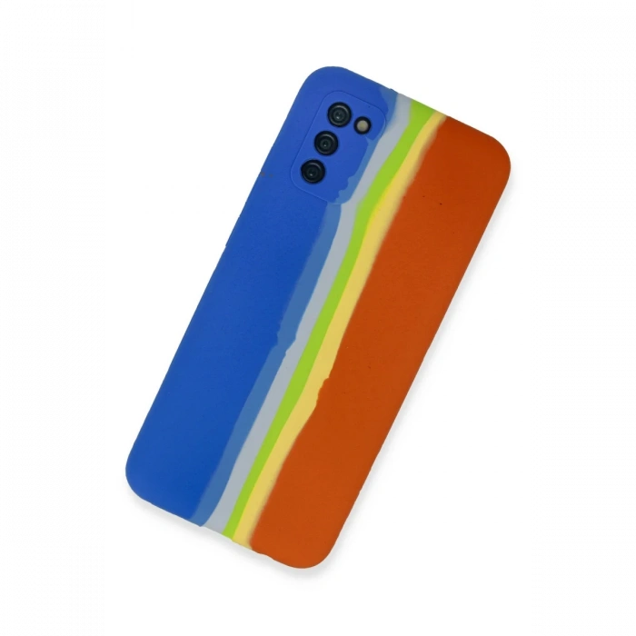 Newface Samsung Galaxy A03S Kılıf Ebruli Lansman Silikon