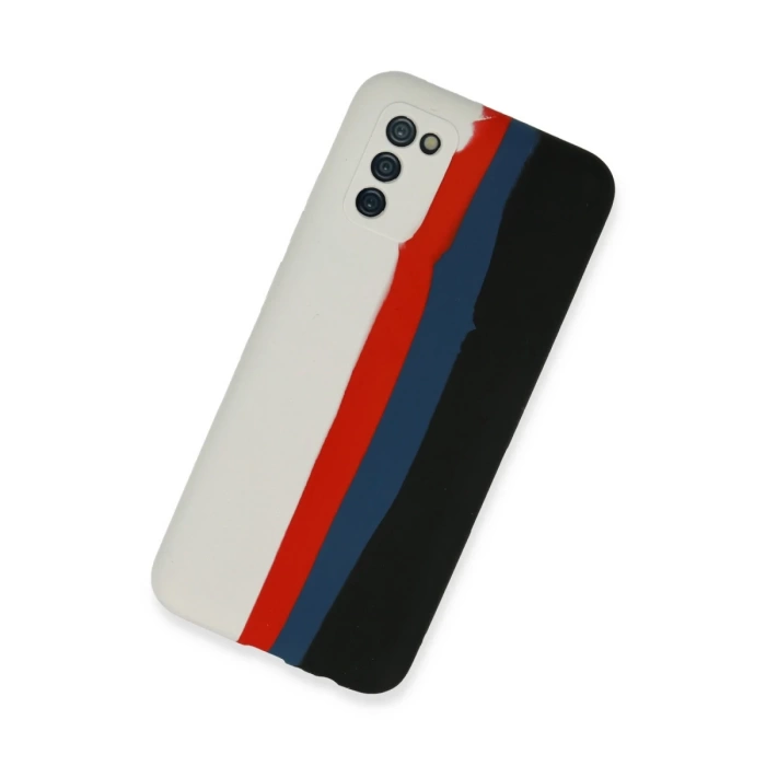 Newface Samsung Galaxy A03S Kılıf Ebruli Lansman Silikon