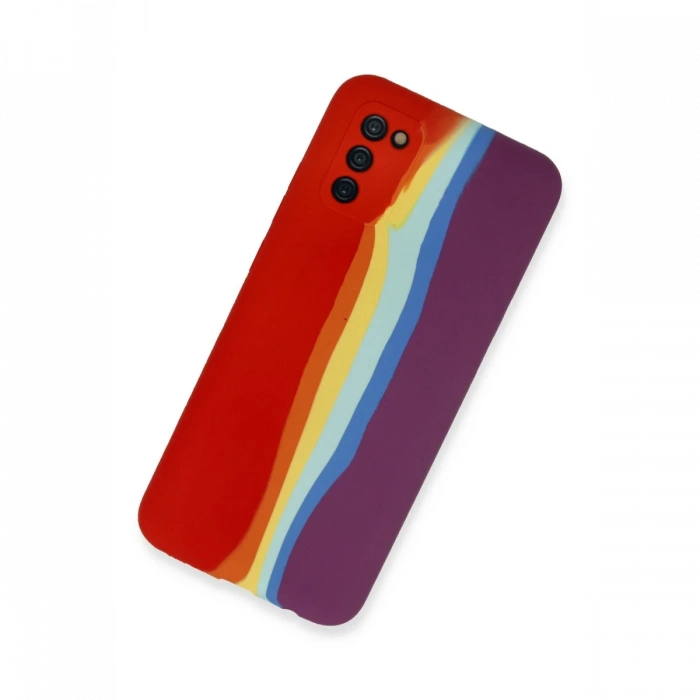 Newface Samsung Galaxy A03S Kılıf Ebruli Lansman Silikon