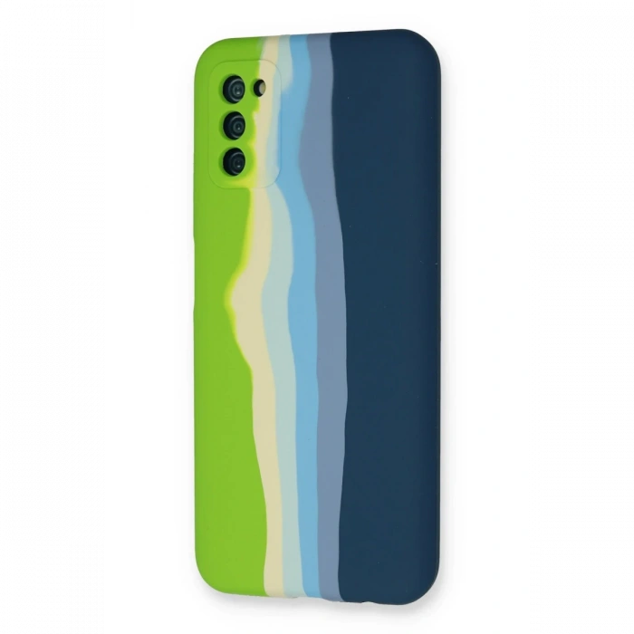 Newface Samsung Galaxy A03S Kılıf Ebruli Lansman Silikon