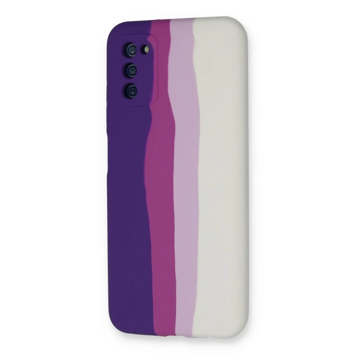 Newface Samsung Galaxy A03S Kılıf Ebruli Lansman Silikon