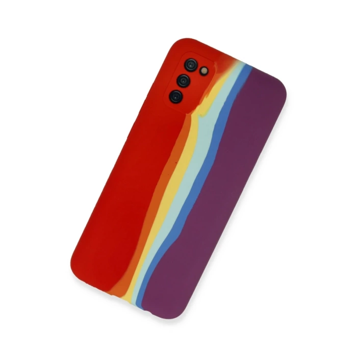 Newface Samsung Galaxy A03S Kılıf Ebruli Lansman Silikon