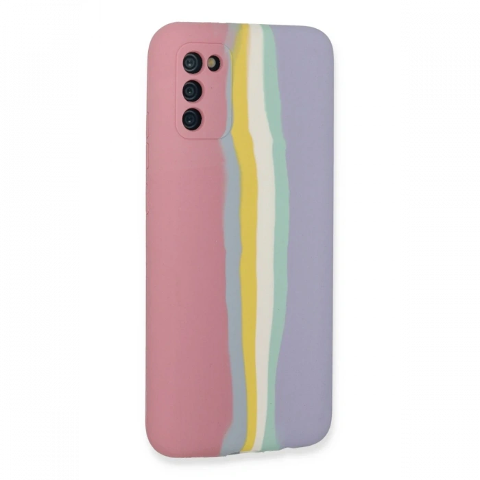 Newface Samsung Galaxy A03S Kılıf Ebruli Lansman Silikon