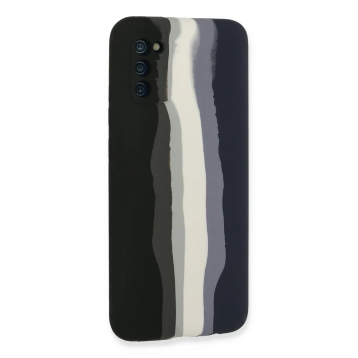 Newface Samsung Galaxy A03S Kılıf Ebruli Lansman Silikon