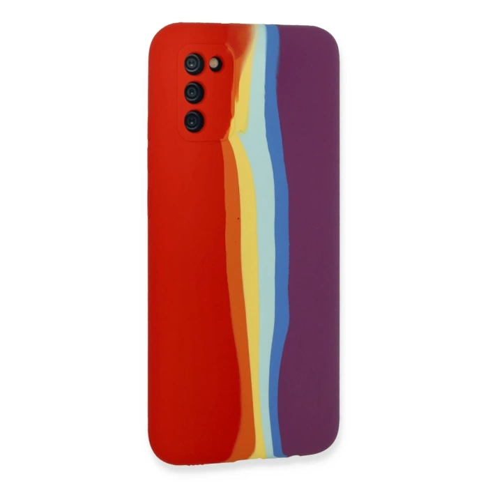 Newface Samsung Galaxy A03S Kılıf Ebruli Lansman Silikon