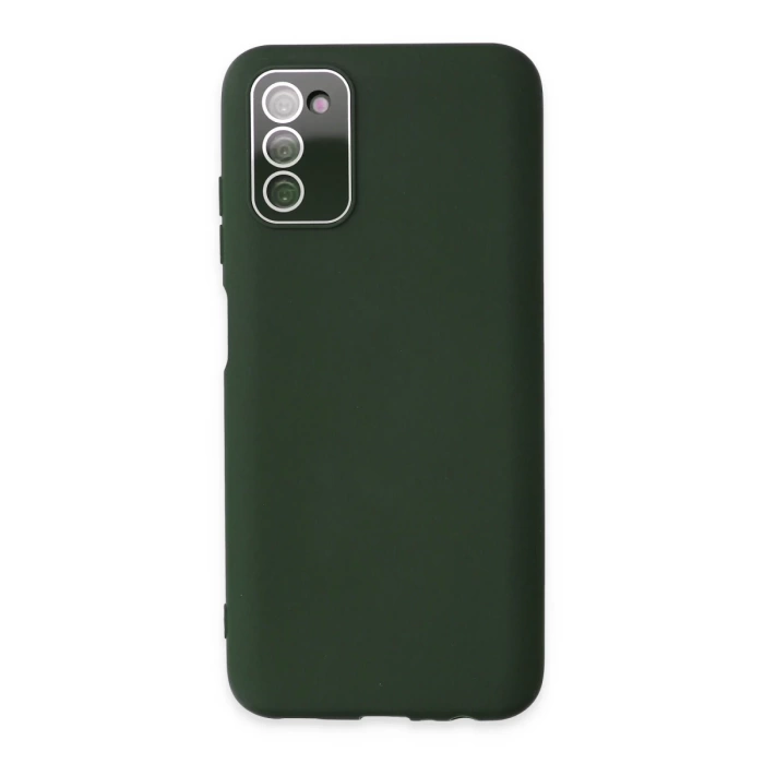 Newface Samsung Galaxy A03S Kılıf Lansman Glass Kapak