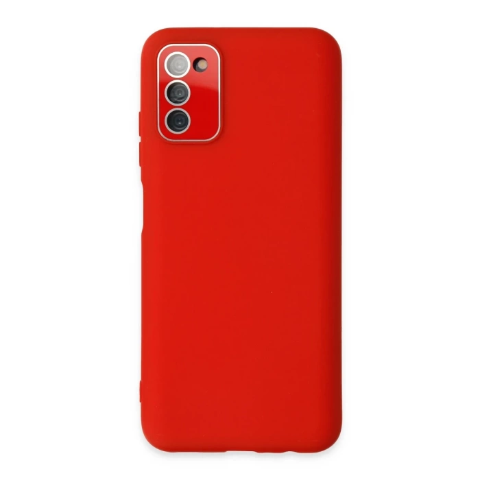 Newface Samsung Galaxy A03S Kılıf Lansman Glass Kapak