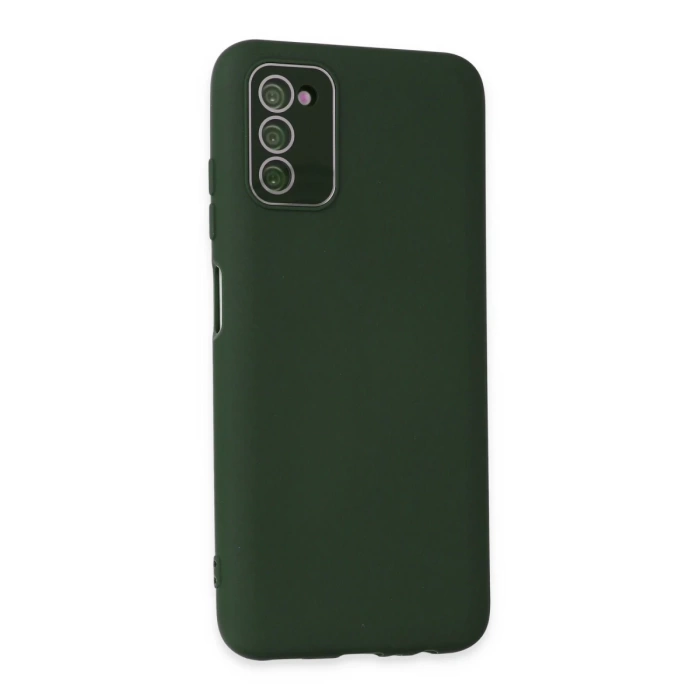 Newface Samsung Galaxy A03S Kılıf Lansman Glass Kapak