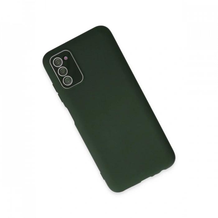 Newface Samsung Galaxy A03S Kılıf Lansman Glass Kapak