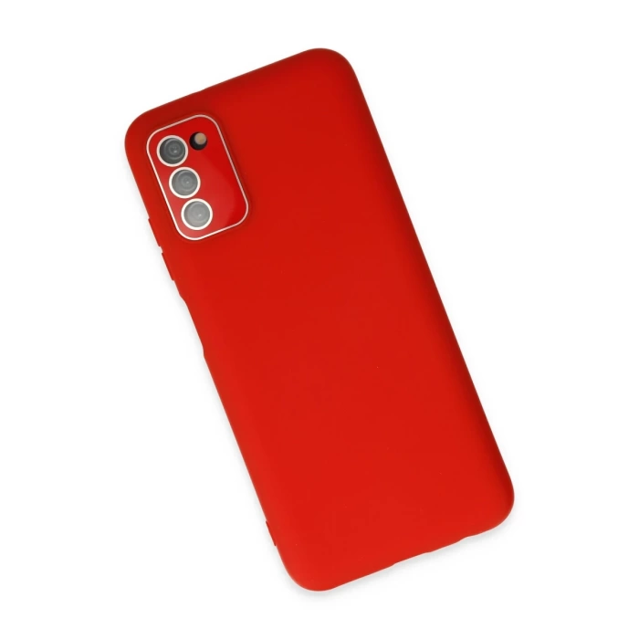 Newface Samsung Galaxy A03S Kılıf Lansman Glass Kapak