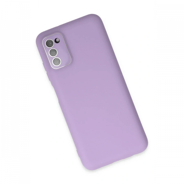 Newface Samsung Galaxy A03S Kılıf Lansman Glass Kapak