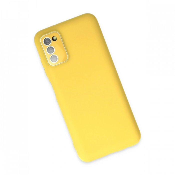 Newface Samsung Galaxy A03S Kılıf Lansman Glass Kapak