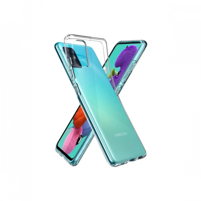 Newface Samsung Galaxy A03S Kılıf Lüx Şeffaf Silikon