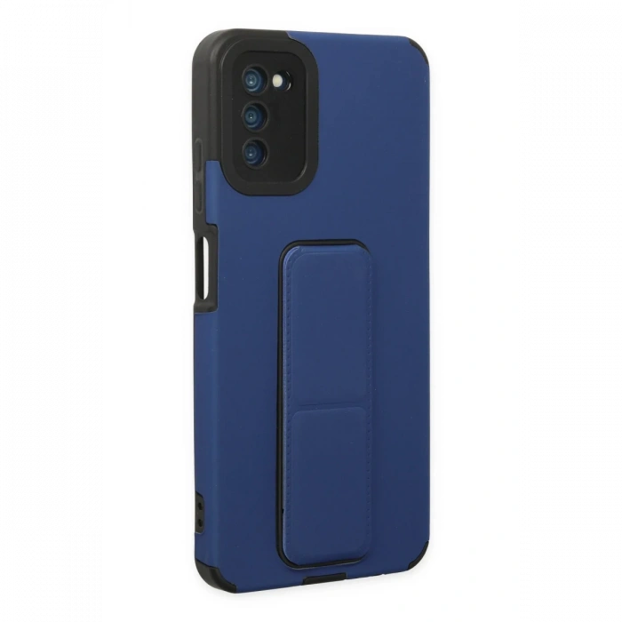 Newface Samsung Galaxy A03S Kılıf Mega Standlı Silikon