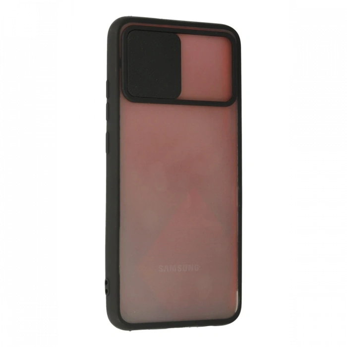 Newface Samsung Galaxy A03S Kılıf Palm Buzlu Kamera Sürgülü Silikon