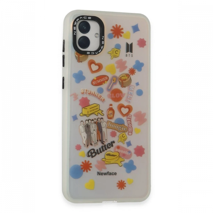 Samsung Galaxy A04 Kılıf Estoril Desenli Kapak