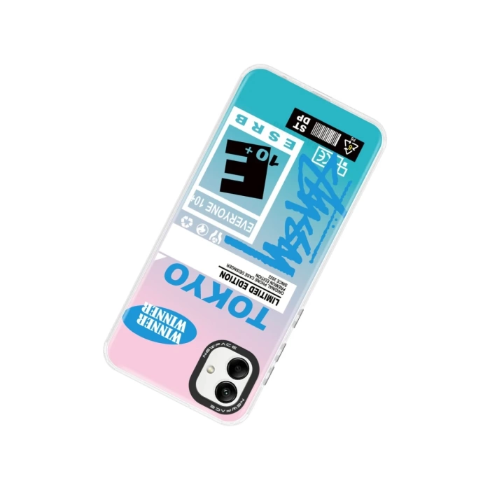 Newface Samsung Galaxy A04 Kılıf Estoril Desenli Kapak