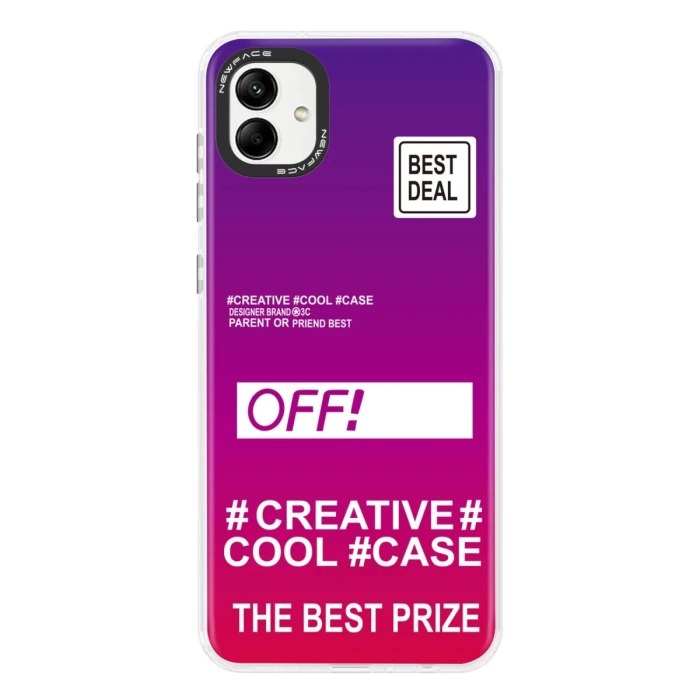 Newface Samsung Galaxy A04 Kılıf Estoril Desenli Kapak