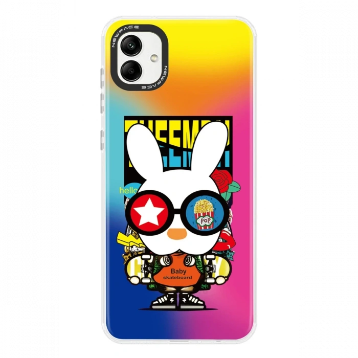 Newface Samsung Galaxy A04 Kılıf Estoril Desenli Kapak