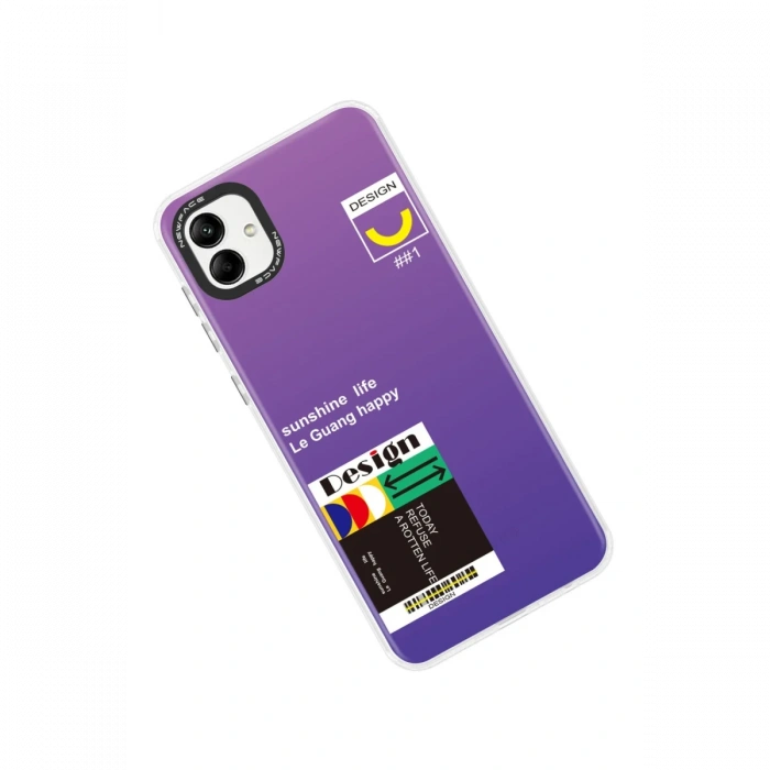 Newface Samsung Galaxy A04 Kılıf Estoril Desenli Kapak