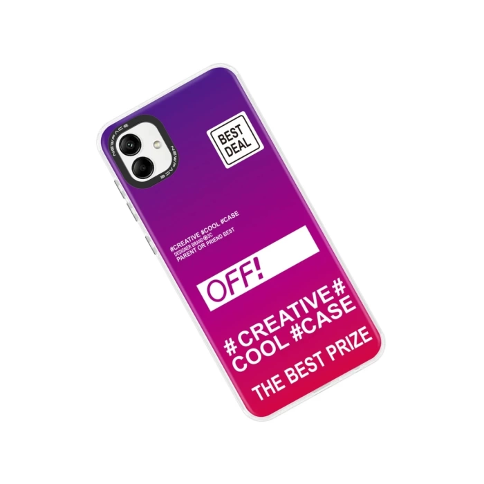 Newface Samsung Galaxy A04 Kılıf Estoril Desenli Kapak