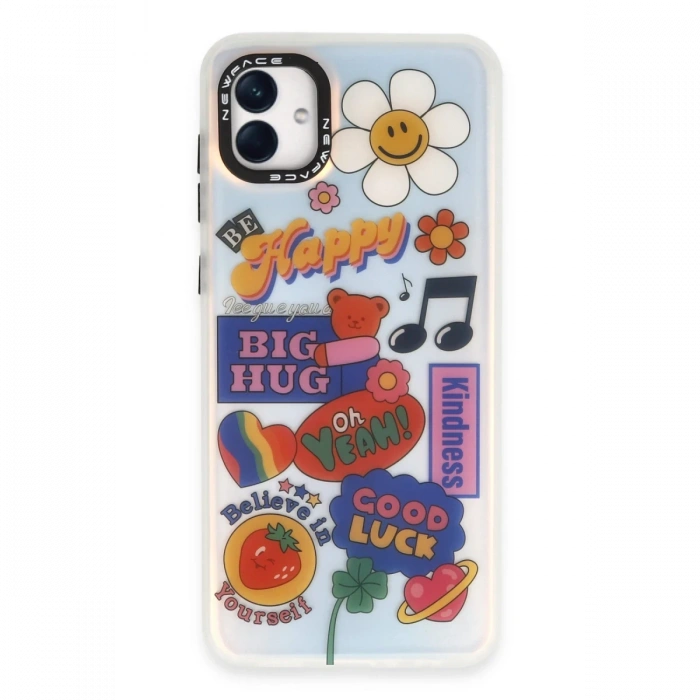 Samsung Galaxy A04 Kılıf Estoril Desenli Kapak