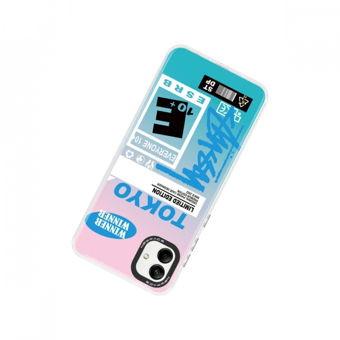 Newface Samsung Galaxy A04 Kılıf Estoril Desenli Kapak