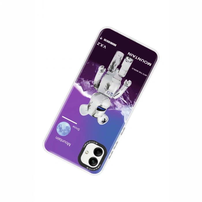 Newface Samsung Galaxy A04 Kılıf Estoril Desenli Kapak