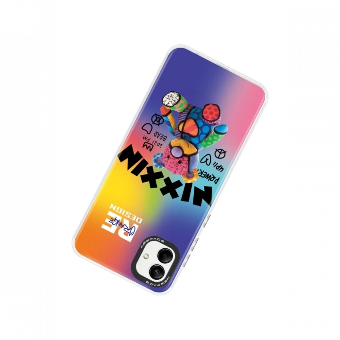 Newface Samsung Galaxy A04 Kılıf Estoril Desenli Kapak