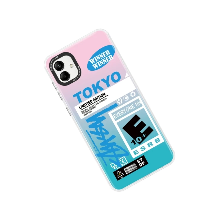 Newface Samsung Galaxy A04 Kılıf Estoril Desenli Kapak