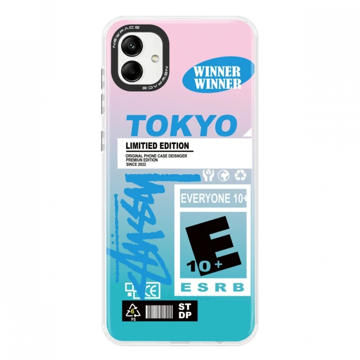 Newface Samsung Galaxy A04 Kılıf Estoril Desenli Kapak