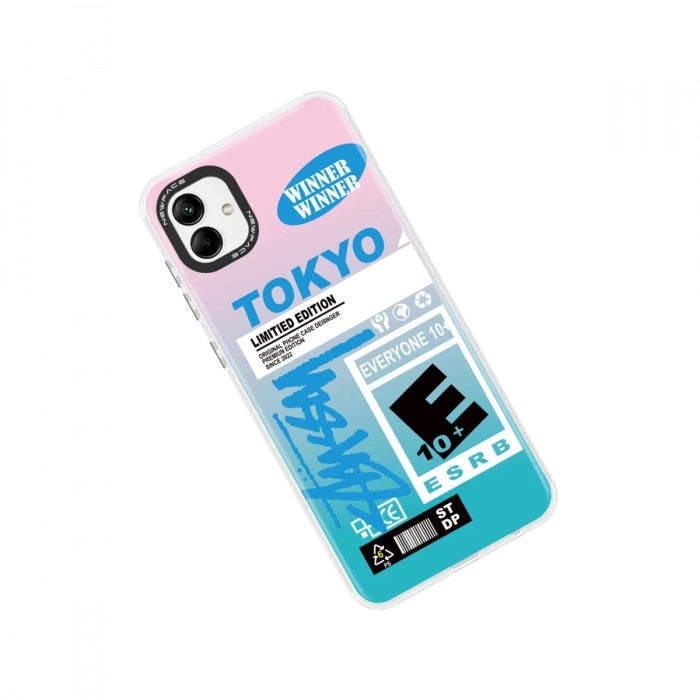 Newface Samsung Galaxy A04 Kılıf Estoril Desenli Kapak