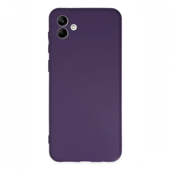 Samsung Galaxy A04 Kılıf First Silikon - Mavi