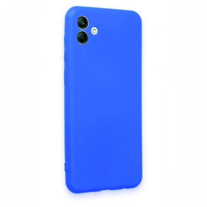 Samsung Galaxy A04 Kılıf First Silikon - Mavi
