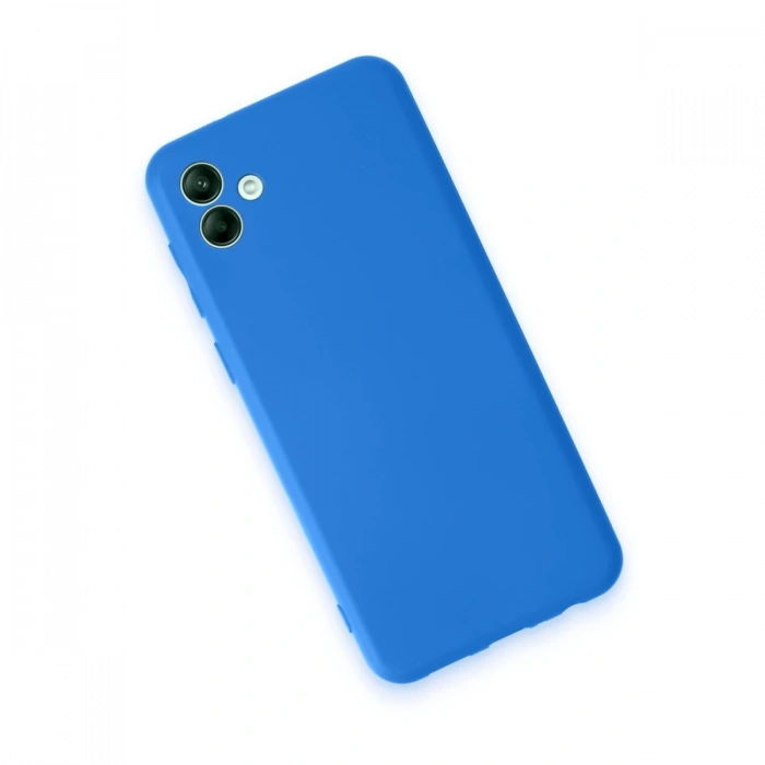Samsung Galaxy A04 Kılıf First Silikon - Mavi