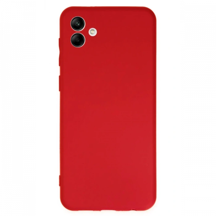 Samsung Galaxy A04 Kılıf First Silikon - Kırmızı