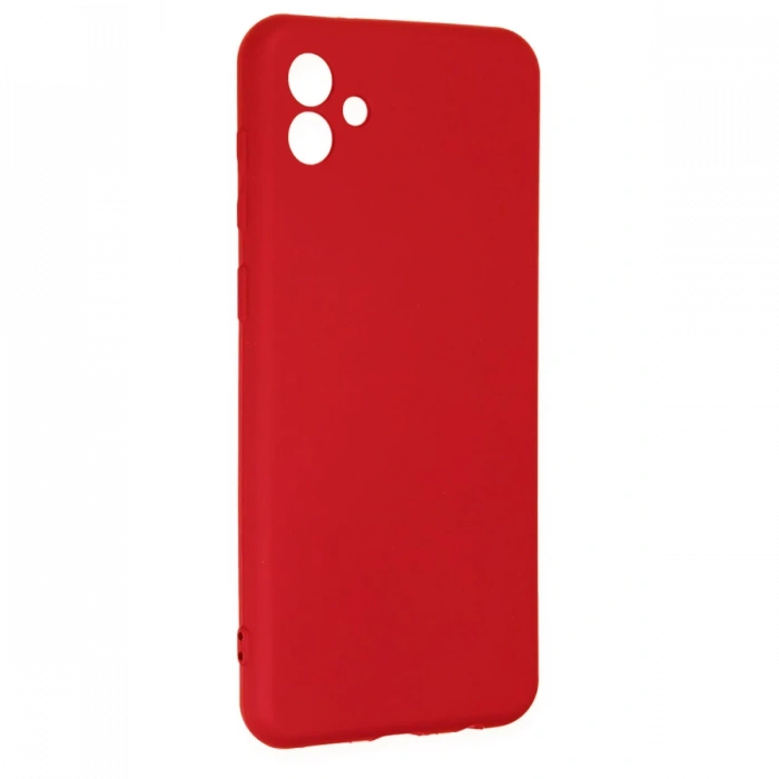 Samsung Galaxy A04 Kılıf First Silikon - Kırmızı