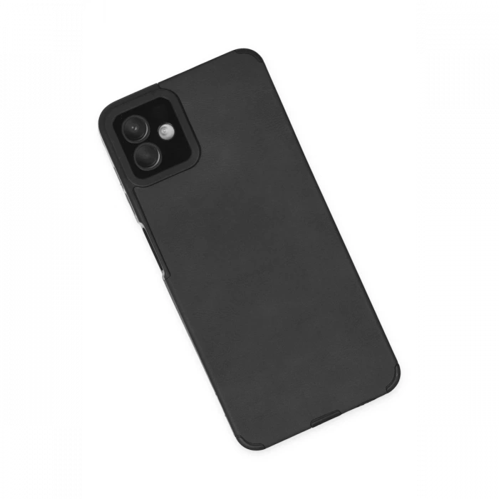 Samsung Galaxy A04 Kılıf Loop Deri Silikon - Siyah