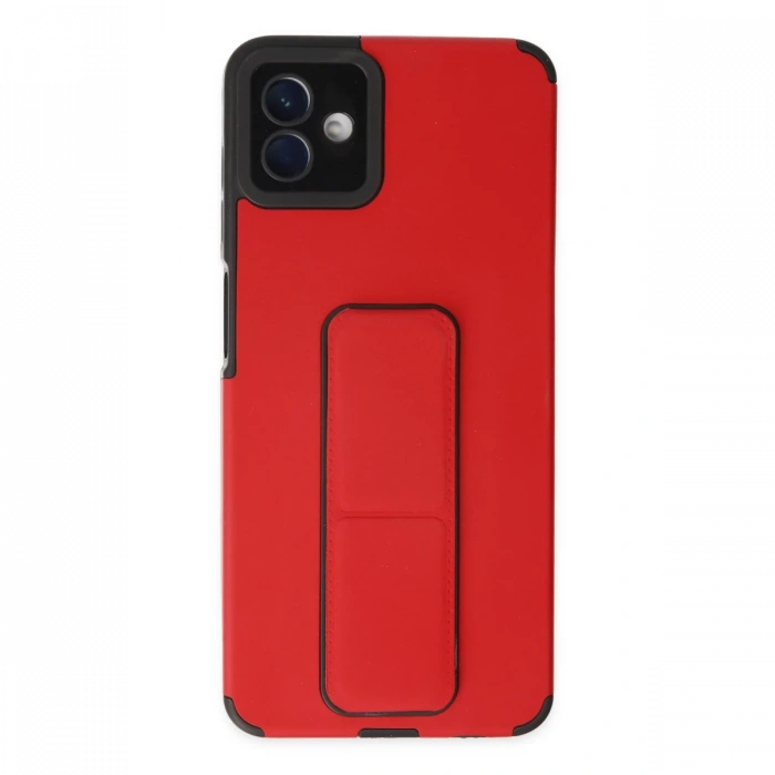 Samsung Galaxy A04 Kılıf Mega Standlı Silikon